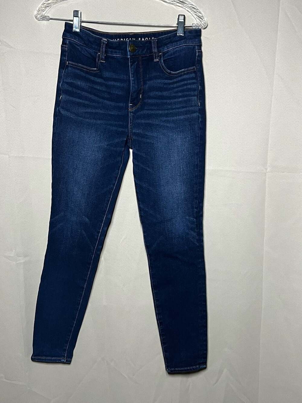 American Eagle The Dream Jean Size 6 Short Blue Denim Skinny Jeans